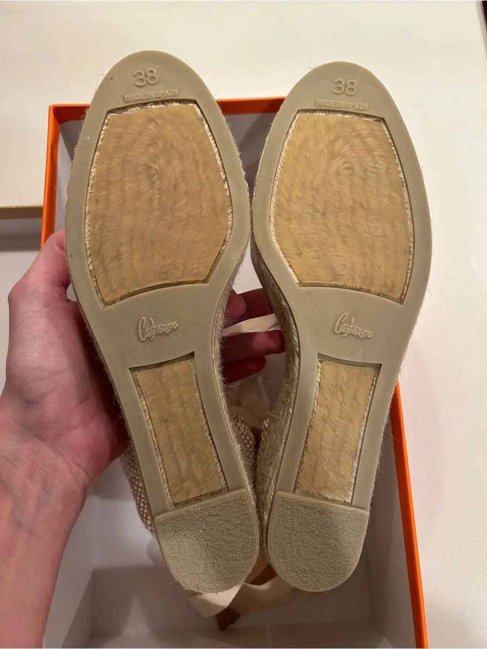 NIB Castañer Carina Wedge Espadrilles Size 38!